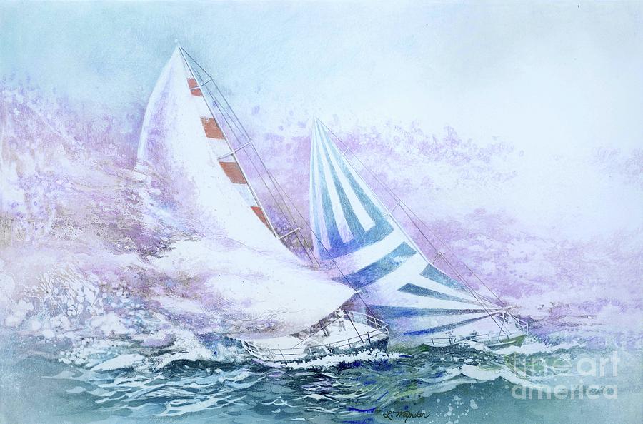 Racing the Wind Mixed Media by Larry Mansker