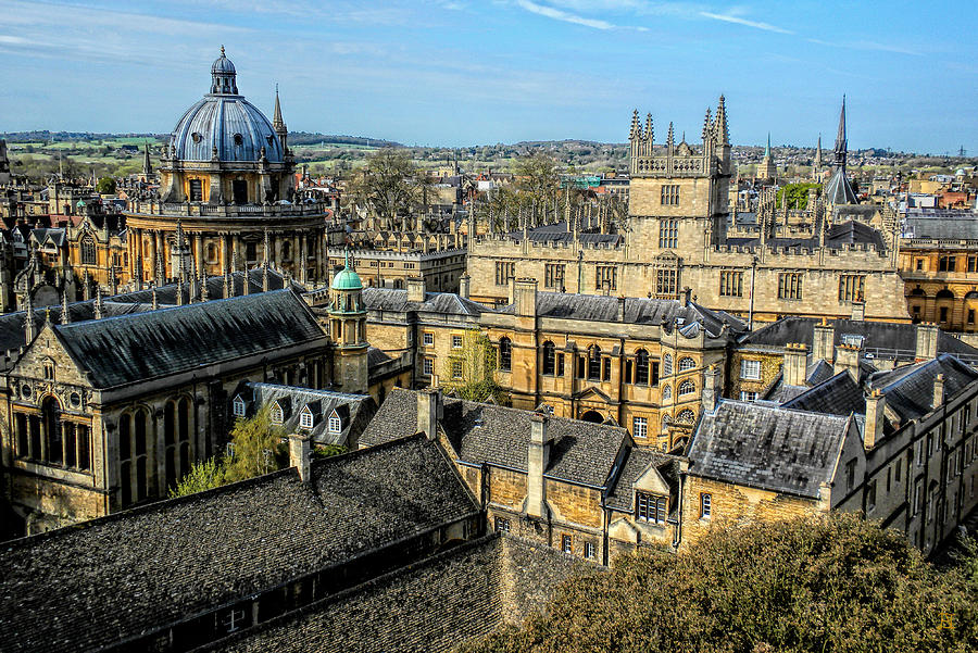 Radcliffe Camera and Bodleian Library Oxford Photograph by Nigel Fletcher-Jones