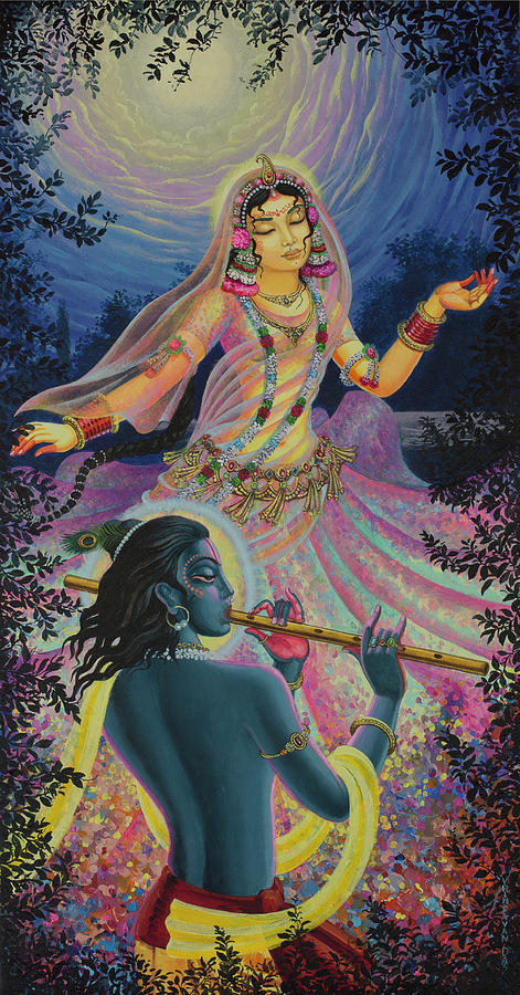 Radharanis dance Painting by Vrindavan Das
