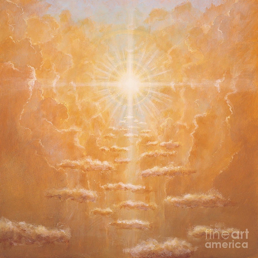 Christ Painting - Radiance  by Simon Cook