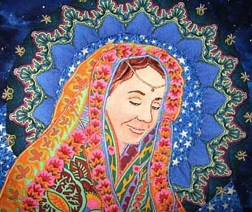 Radiant Goddess Tapestry - Textile by Carol Bridges