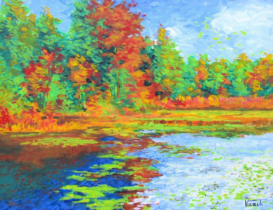 Radiant Landscape Painting by Joseph Pizzuti