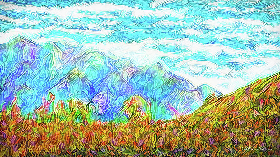 Radiant Mountain Morn Digital Art by Joel Bruce Wallach