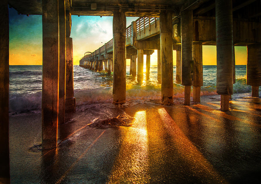 Beach Photograph - Radiant Rays by Lynn Bauer
