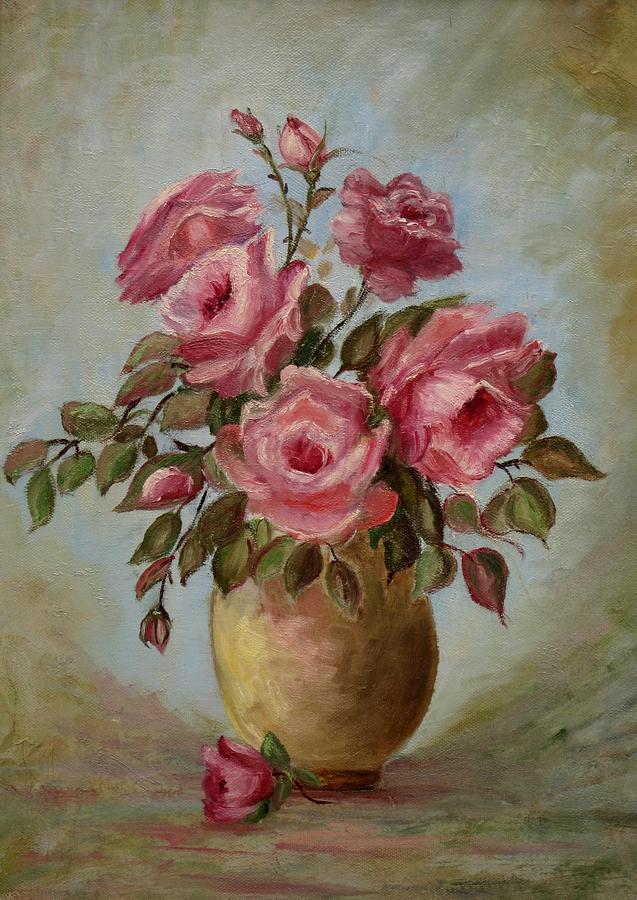 Radiant Roses Painting by Irene McDunn - Fine Art America