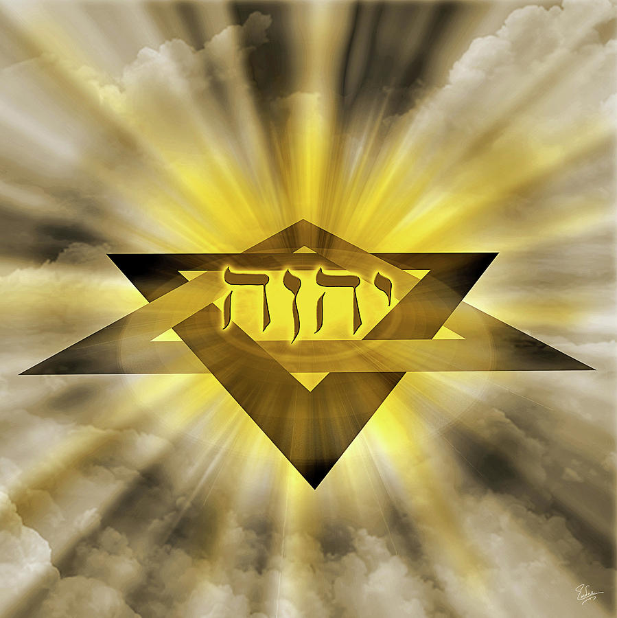 Radiant Star Of David Photograph by Endre Balogh