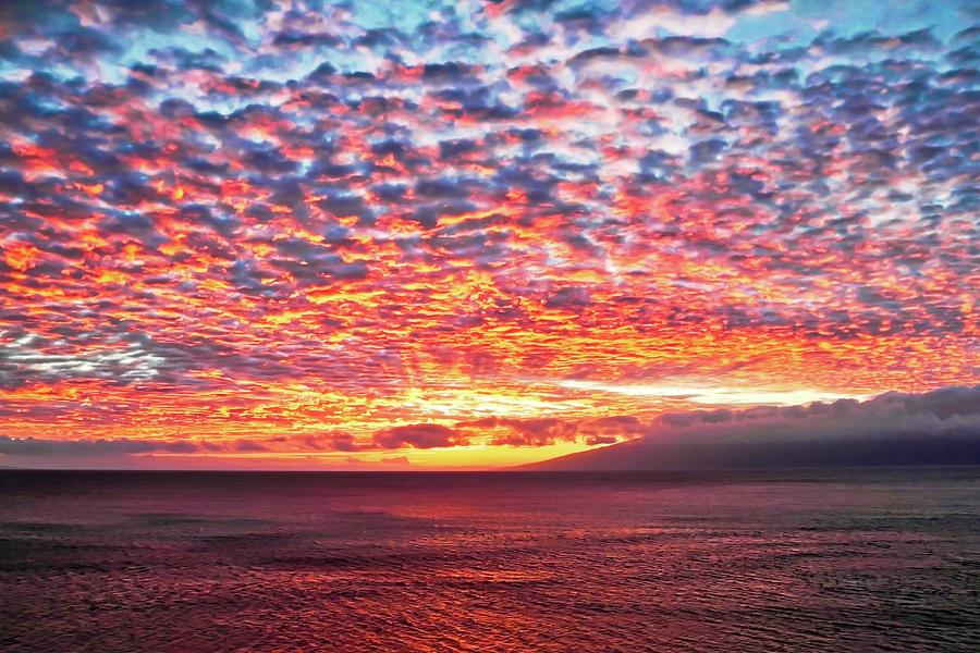 Radiant Sunset Over Maui Photograph by Kirsten Giving