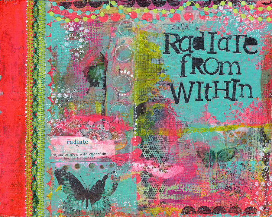 Radiate Mixed Media by Mindy Armour - Fine Art America