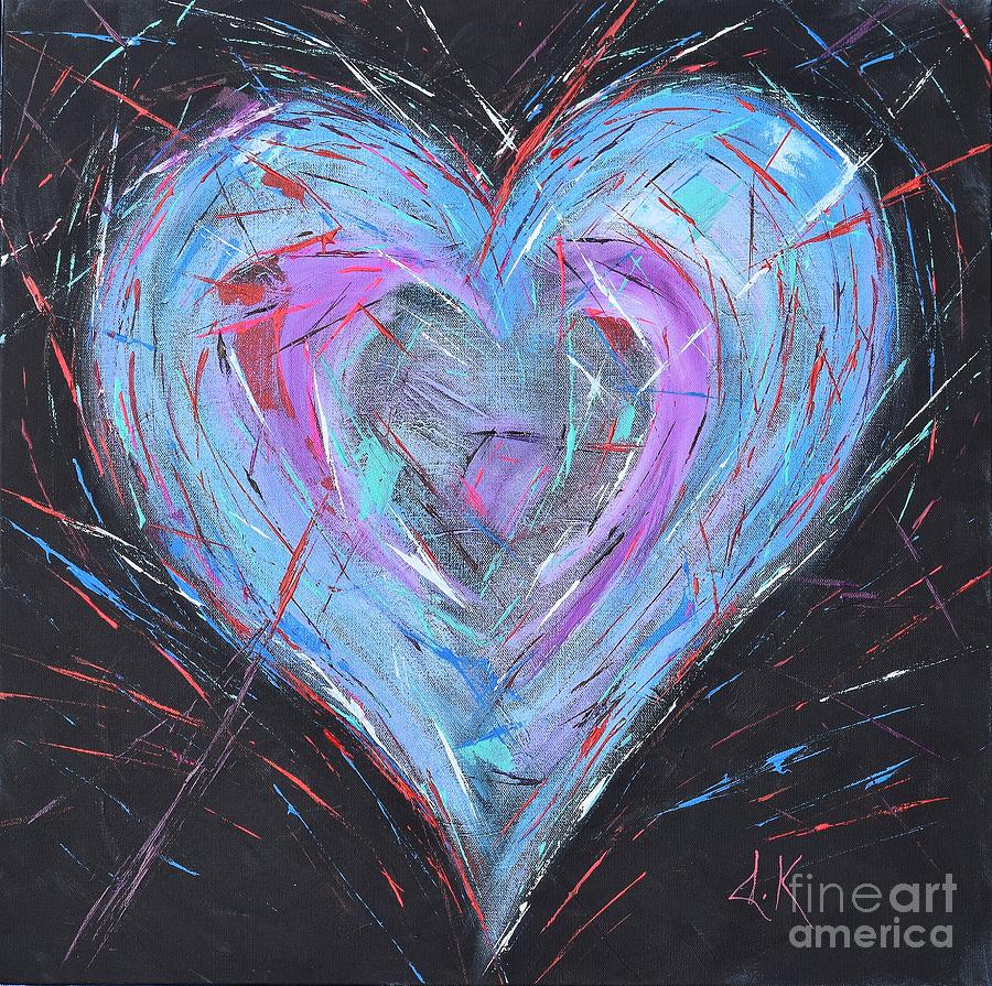 Radical Heart Painting by David Keenan