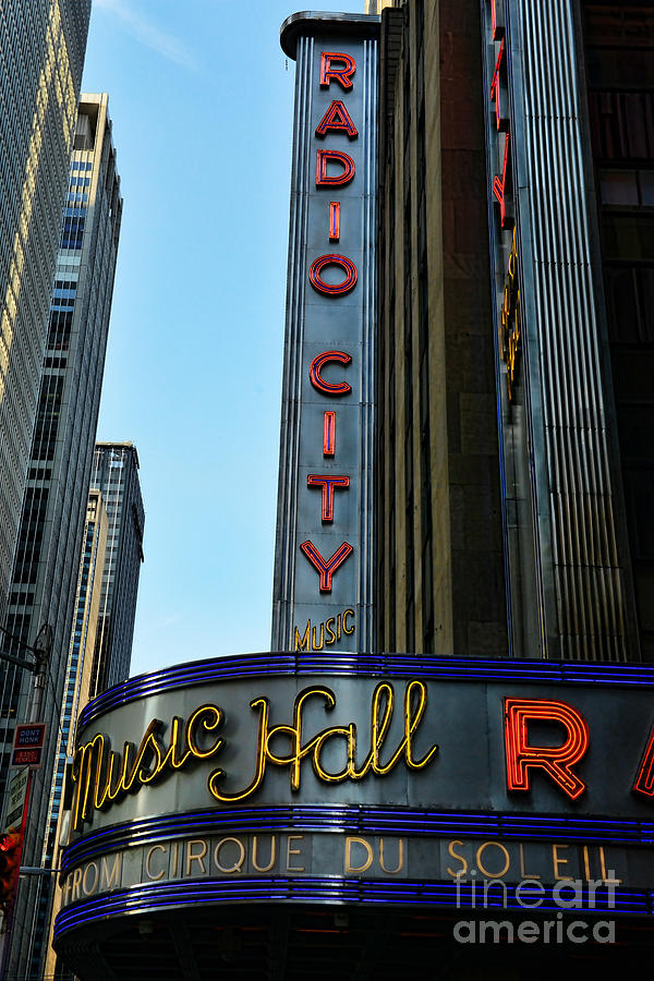 New York City Photograph - Radio City Music Hall by Paul Ward