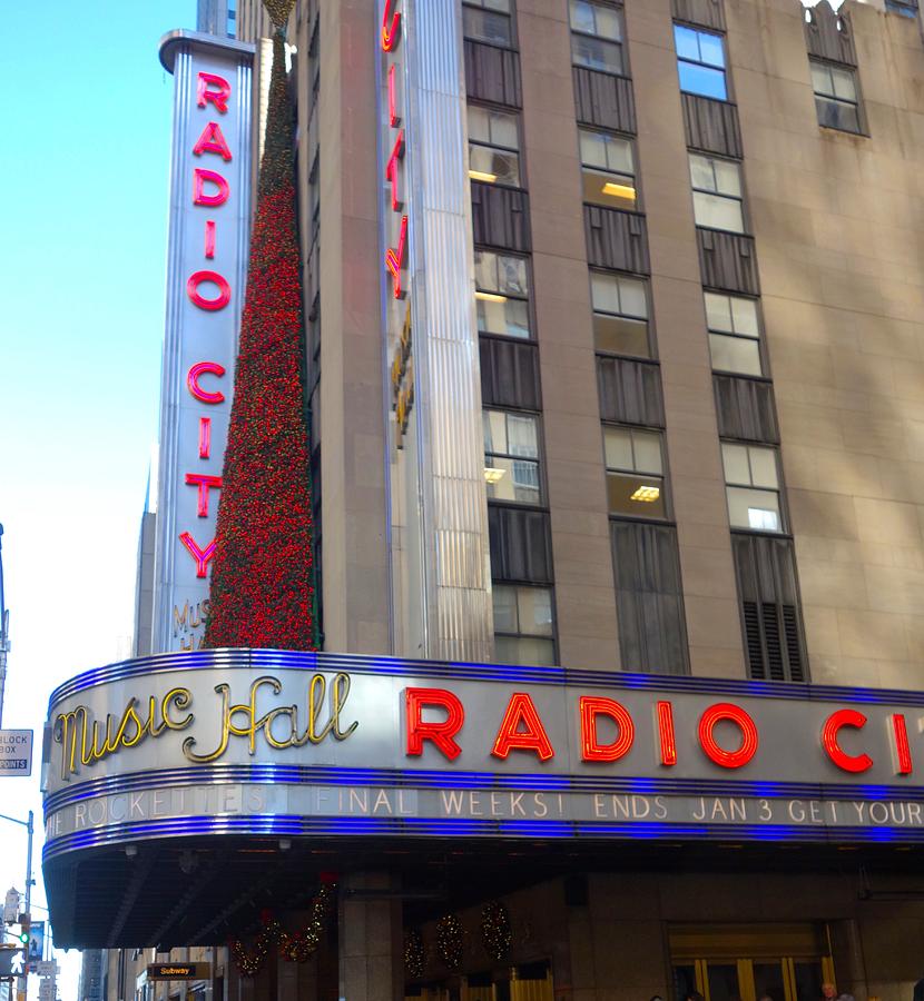 Radio City New York City Photograph by Melinda Saminski