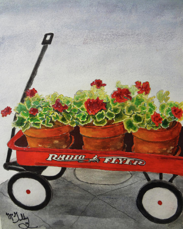 radio flyer wagon red paint