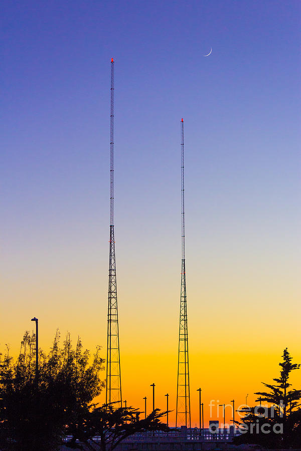 radio-towers-sunset-photograph-by-g-matthew-laughton-fine-art-america