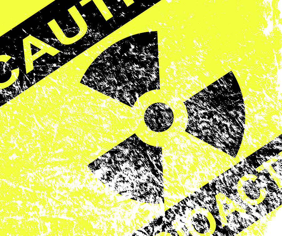 Radioactive Grunge Sign Digital Art by Bigalbaloo Stock - Fine Art America