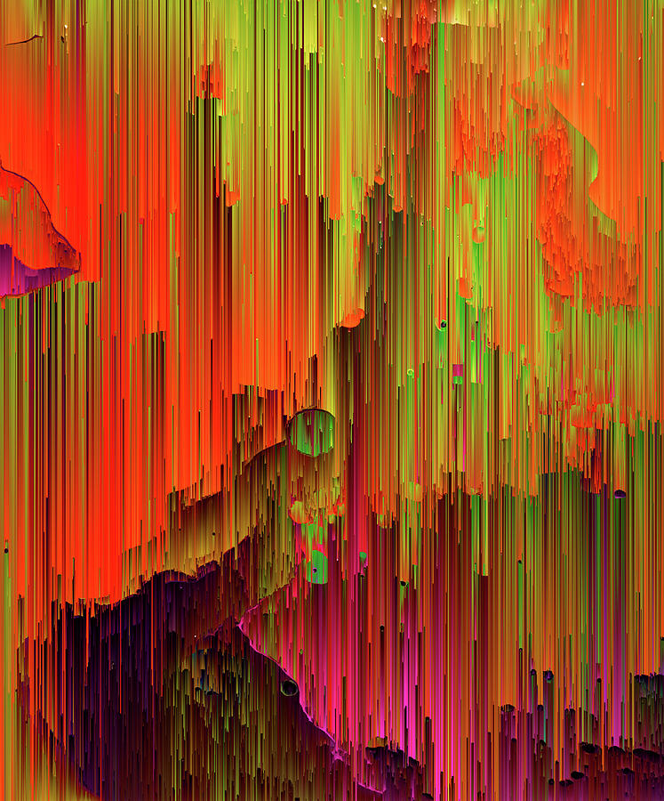 Radioactive - Pixel Art Digital Art by Jennifer Walsh