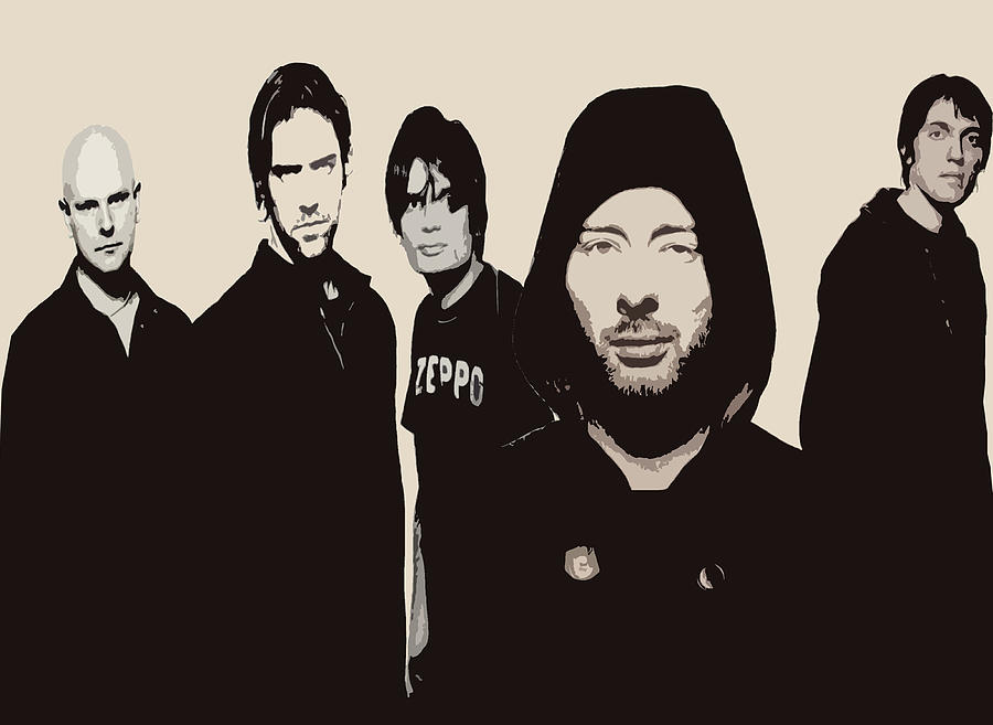 Radiohead Digital Art by Dandy Peacewell