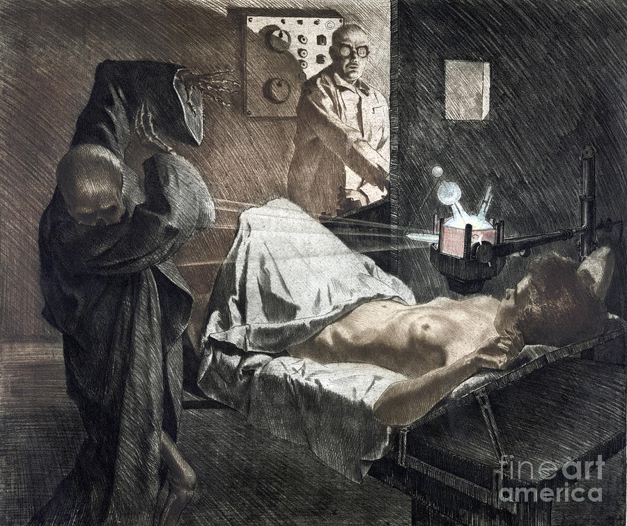 RADIOLOGIST, c1930 Drawing by Ivo Saliger