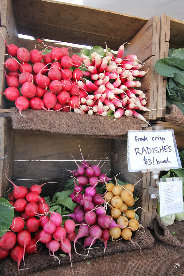 Radishes Photograph by John Meader