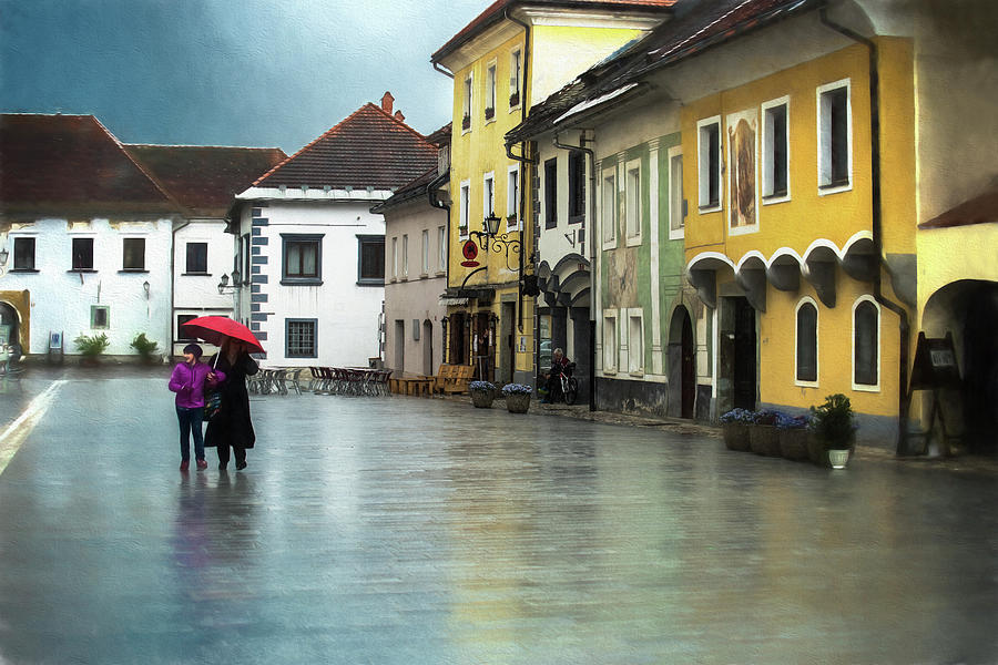 Radovljica, Slovenia Photograph by Lindley Johnson