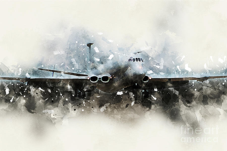 RAF Nimrod Painting Digital Art by Airpower Art