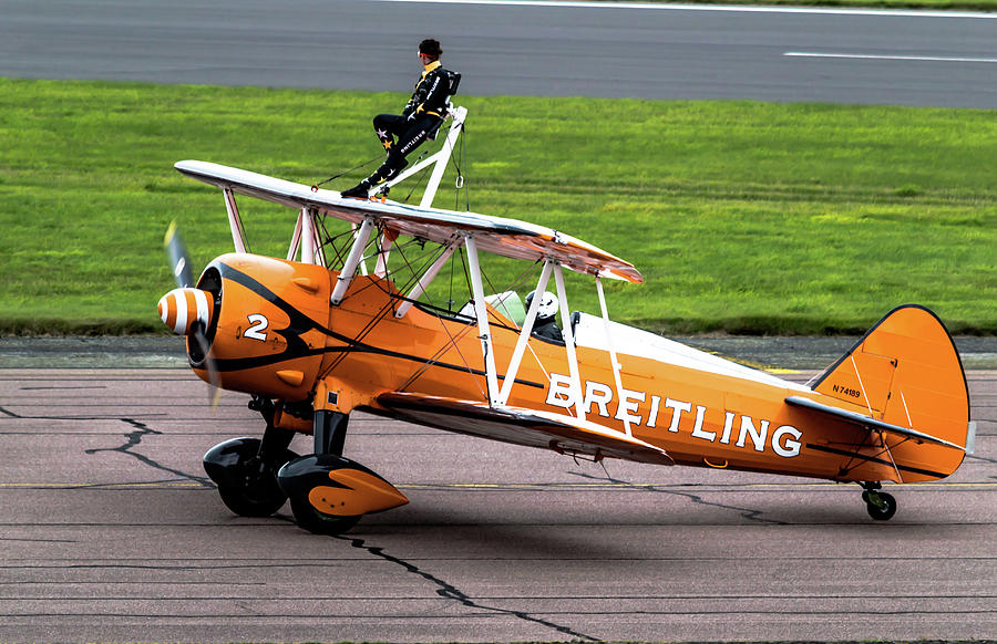 RAF Scampton 2017 - Breitling Wingwalkers At Rest Photograph by Scott Lyons