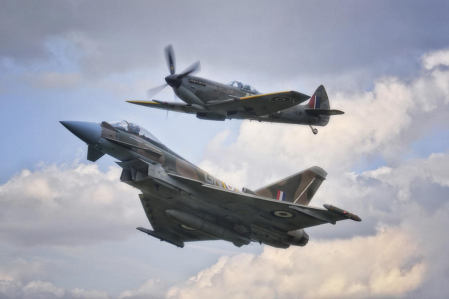 RAF Typhoon Display Team 2015 Photograph by Jason Green