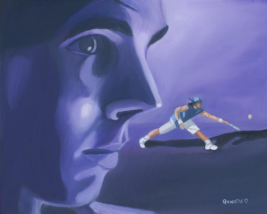 Rafael Nadal Painting by Quwatha Valentine