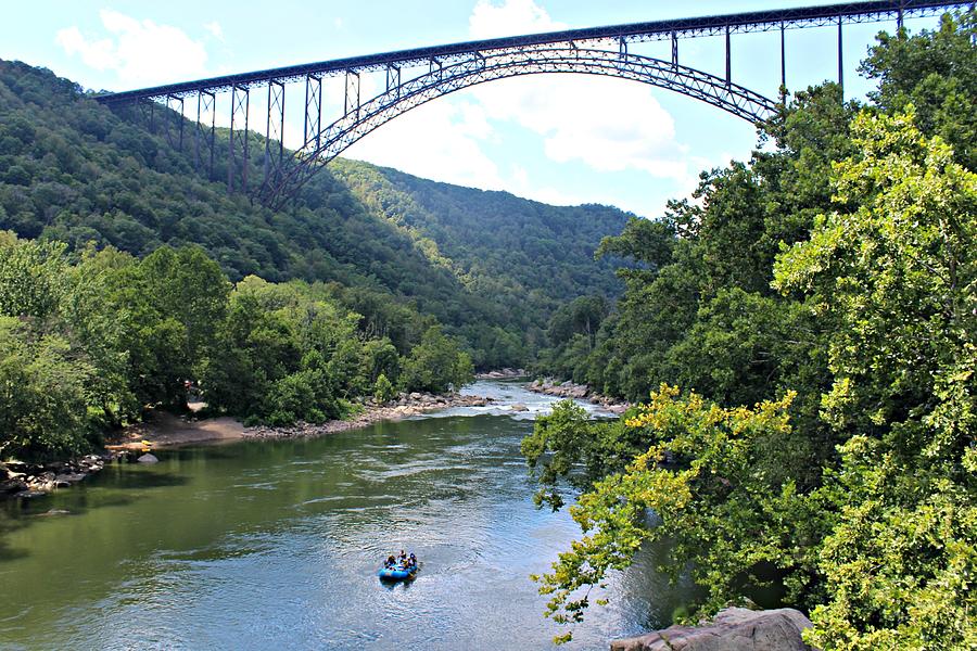 Rafting Photograph - Rafting in West Virginia by Beverly Canterbury