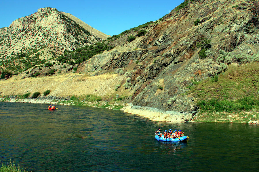 Rafting the Wind River Canyon3 Photograph by George Jones
