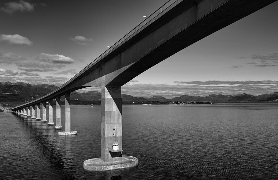 Raftsundet Bridge in Nordland Norway Photograph by Pekka Sammallahti