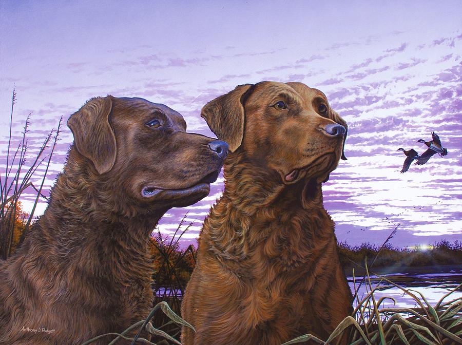 Ragen and Sady Painting by Anthony J Padgett
