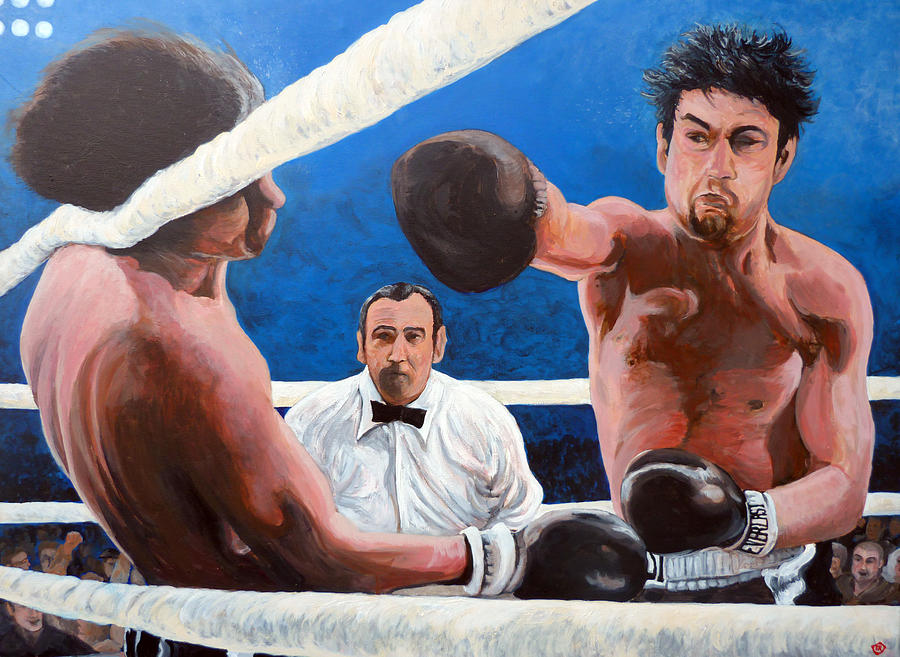 Raging Bull Painting by Tom Roderick
