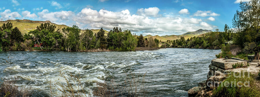 Nature Photograph - Raging Payette River by Robert Bales