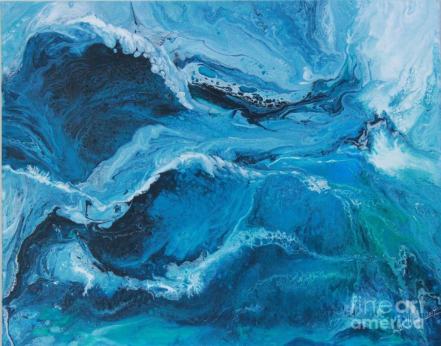 Raging Sea Painting by Tanya R Unger - Fine Art America