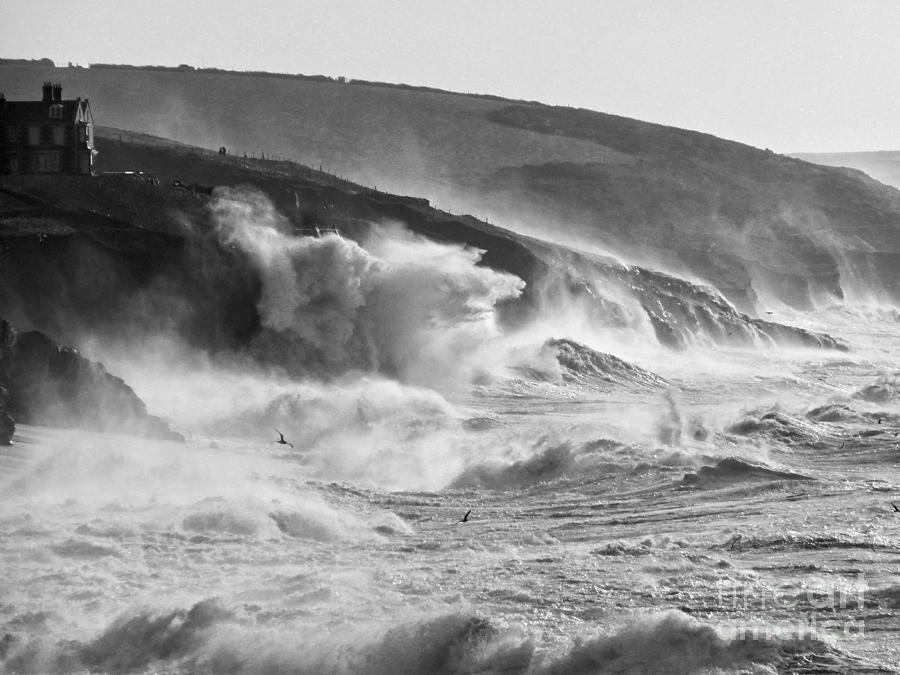 Raging Seas the Perfect Storm Photograph by Mike Marsden