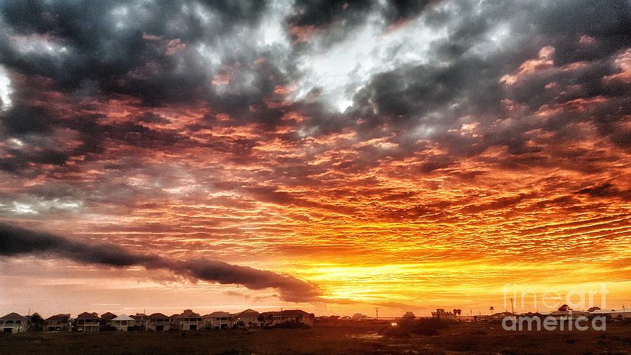 Raging Sunset Photograph by Rachel Hannah