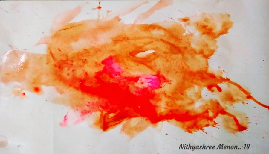 Raging Painting by Nithyashree Menon - Fine Art America