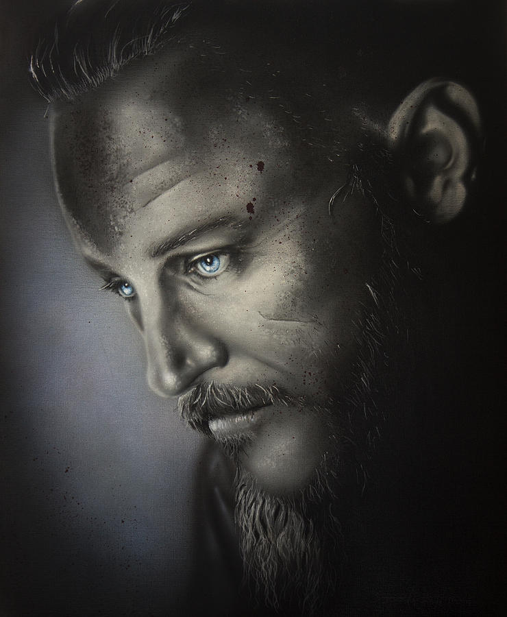 Vikings Painting - Ragnar by Daniel Natterdal