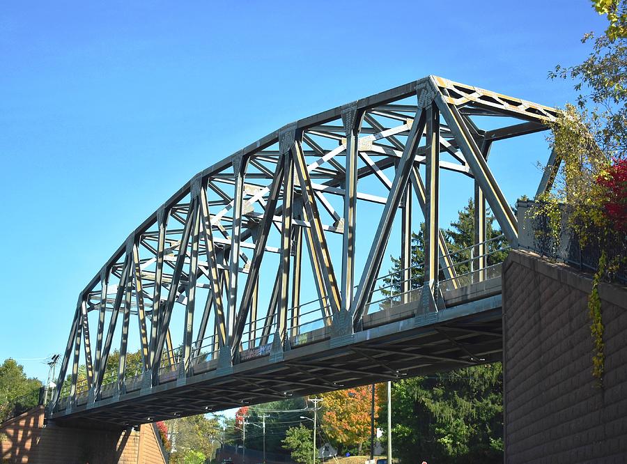 Rail Bridge in MIddletown 1 Photograph by Nina Kindred