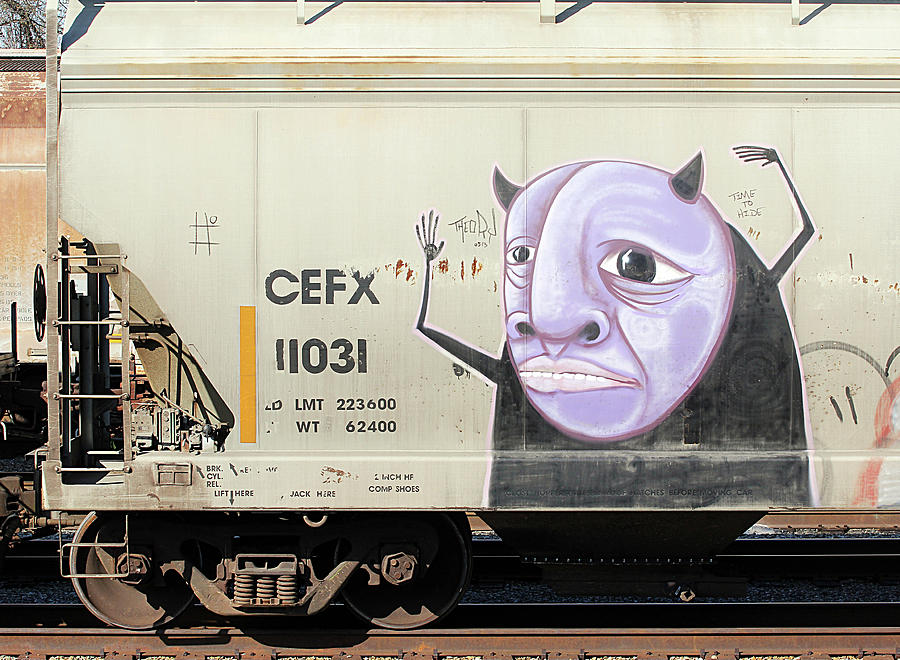 Rail Car Graffiti Photograph by Joseph C Hinson