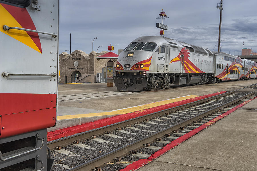 Rail Runner Train Albuquerque NM SC02985 Photograph by Greg Kluempers