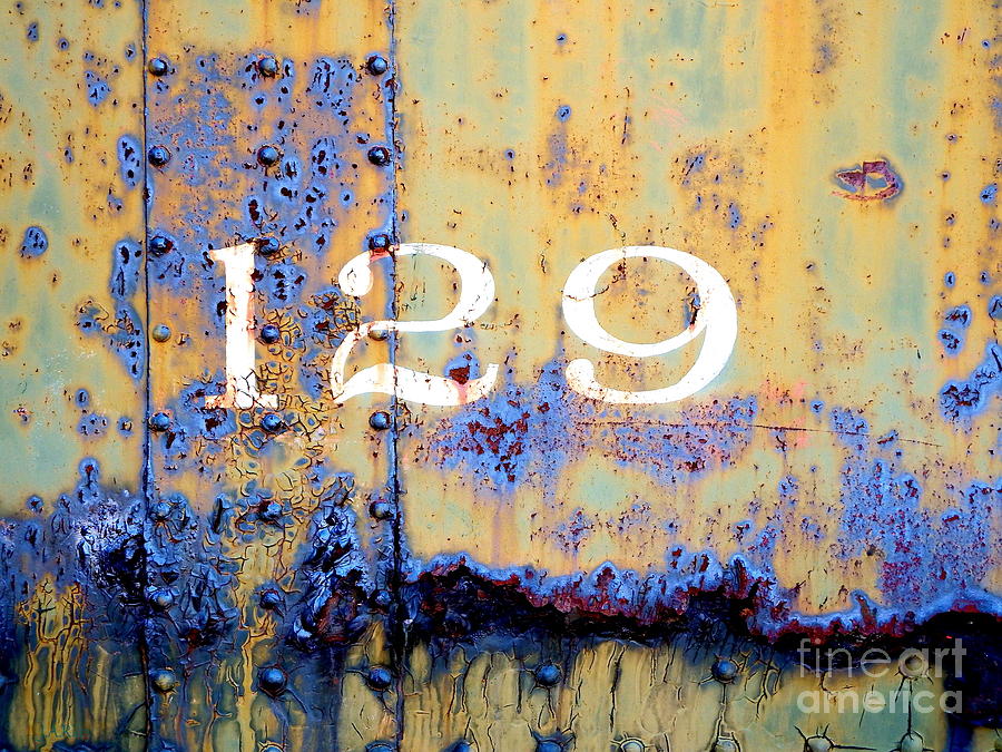 Rail Rust - Abstract - 129 Photograph by Janine Riley