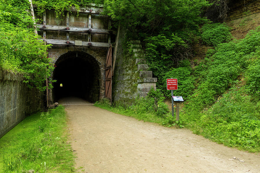 Rail Trail Tunnel 3 C Photograph