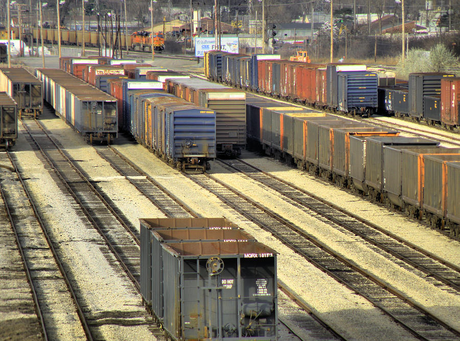 Rail Yard 2 Photograph by Scott Hovind