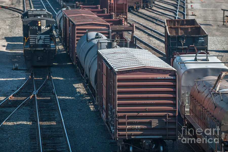 Rail Yard Photograph by Dale Powell