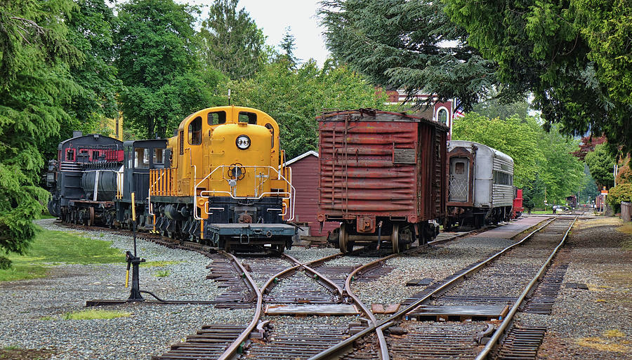 Rail Yard Photograph by Rick Lawler