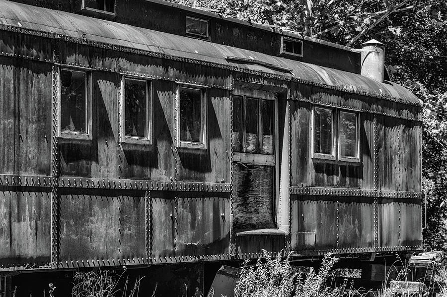 Railcar in Distress Photograph by James Barber
