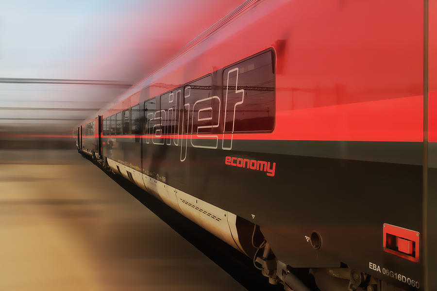 RailJet High Speed Train Photograph by Adam Rainoff