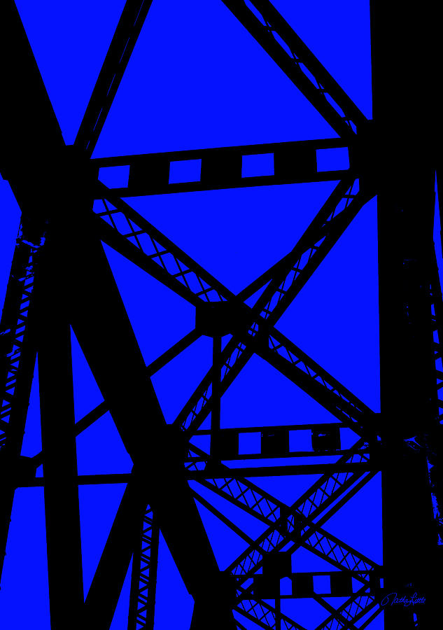 Railroad Bridge Beams Photograph by Nathan Little