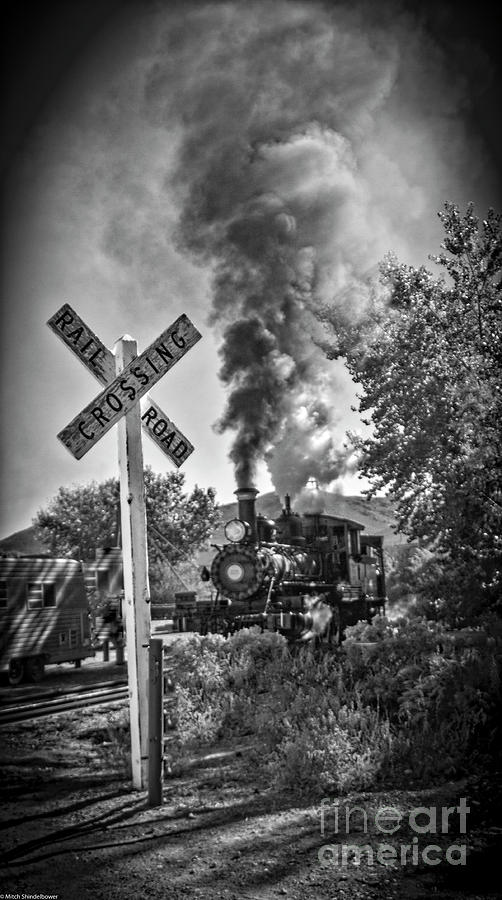 Railroad Crossing Photograph by Mitch Shindelbower